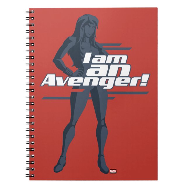 Avengers Classics | Black Widow "I Am" Graphic Notebook (Front)