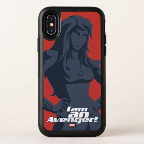 Avengers Classics  Black Widow I Am Graphic OtterBox Symmetry iPhone X Case