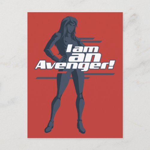 Avengers Classics  Black Widow I Am Graphic Postcard