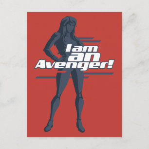 Avengers Classics Black Widow "I Am" Graphic Postcard