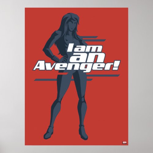 Avengers Classics  Black Widow I Am Graphic Poster