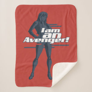 Avengers Classics   Black Widow "I Am" Graphic Sherpa Blanket