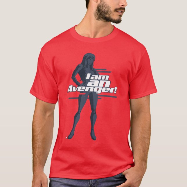 Avengers Classics | Black Widow "I Am" Graphic T-Shirt (Front)