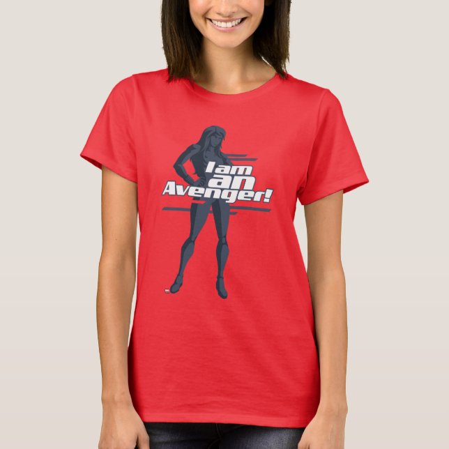 Avengers Classics | Black Widow "I Am" Graphic T-Shirt (Front)