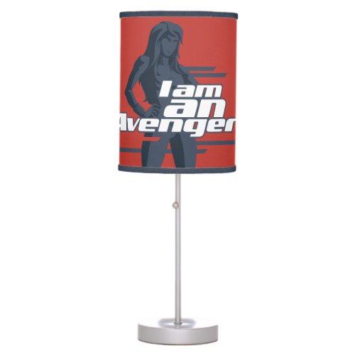 Avengers Classics  Black Widow I Am Graphic Table Lamp
