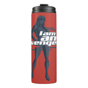 Avengers Classics   Black Widow "I Am" Graphic Thermal Tumbler