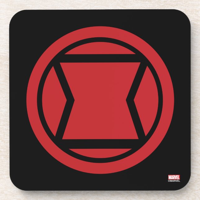Avengers Classics | Black Widow Icon Beverage Coaster (Front)