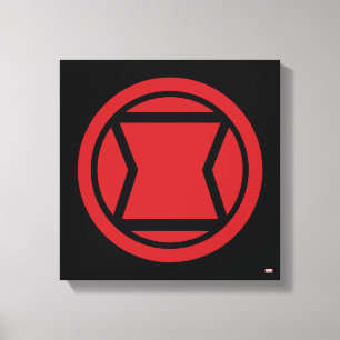 Avengers Classics   Black Widow Icon Canvas Print