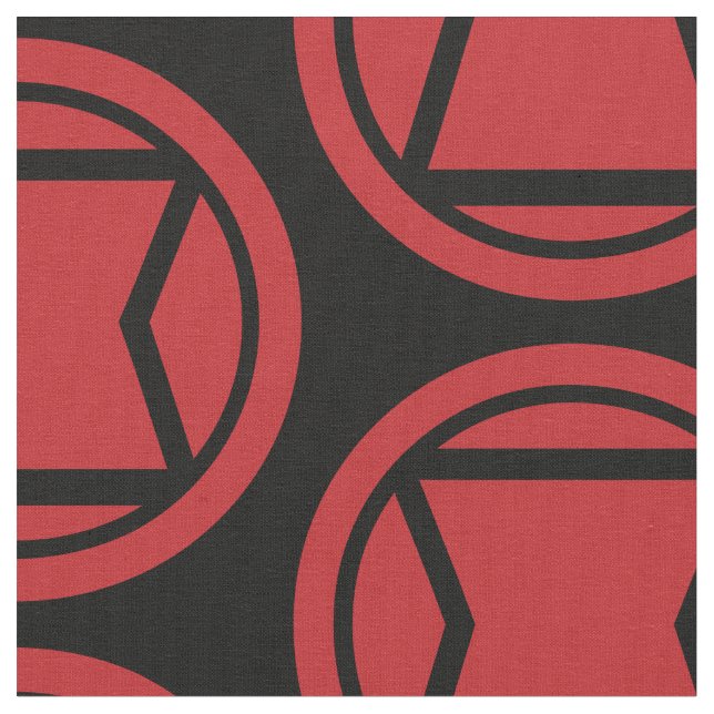 Avengers Classics | Black Widow Icon Fabric (Close Up)