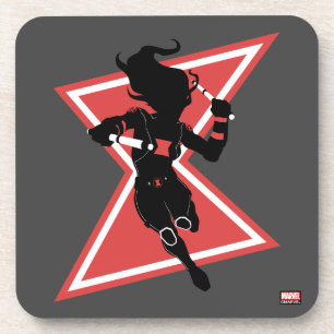 Avengers Classics   Black Widow Icon Graphic Beverage Coaster