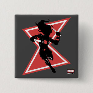 Avengers Classics   Black Widow Icon Graphic Button