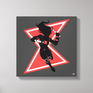 Avengers Classics   Black Widow Icon Graphic Canvas Print