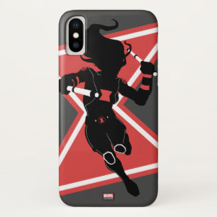 Avengers Classics   Black Widow Icon Graphic iPhone X Case