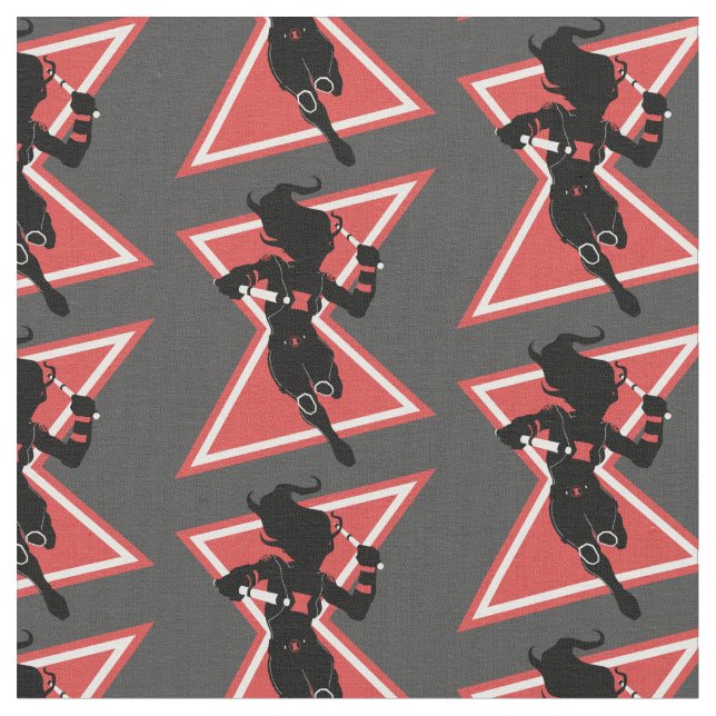 Avengers Classics | Black Widow Icon Graphic Fabric (Close Up)