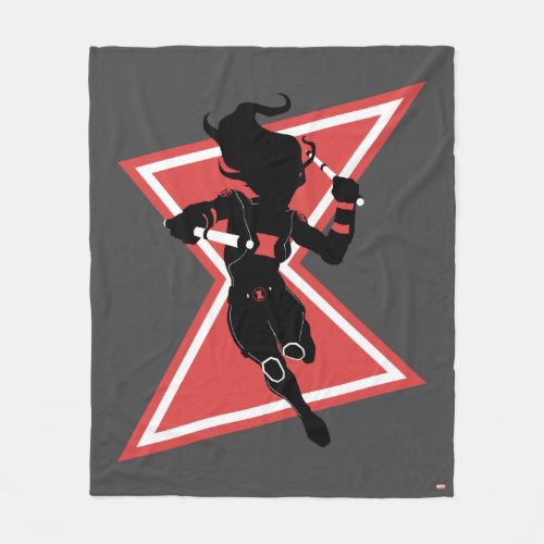 Avengers Classics  Black Widow Icon Graphic Fleece Blanket