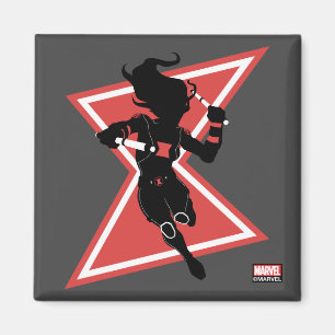 Avengers Classics   Black Widow Icon Graphic Magnet