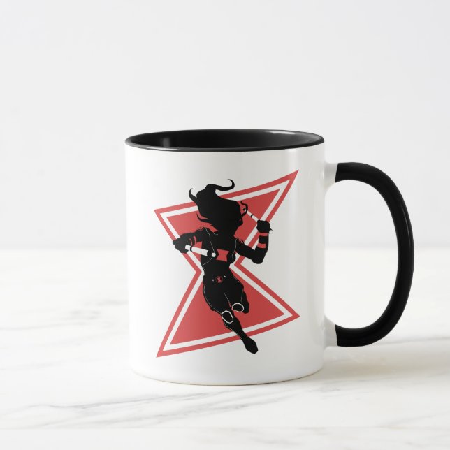 Avengers Classics | Black Widow Icon Graphic Mug (Right)