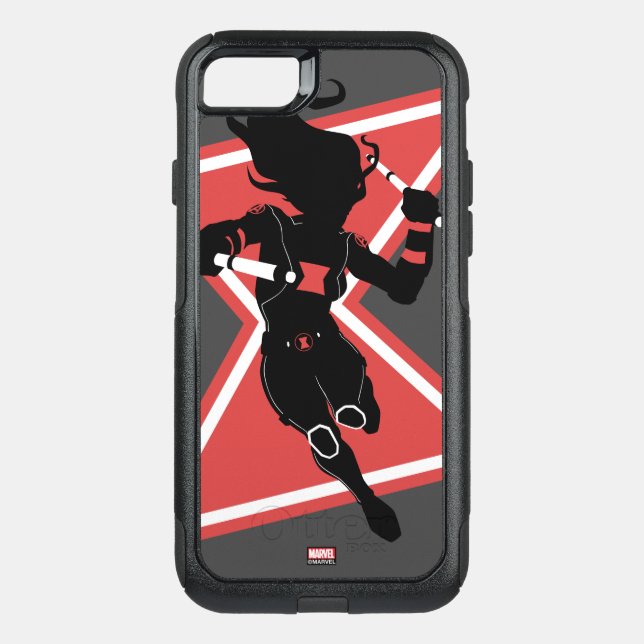 Avengers Classics | Black Widow Icon Graphic Otterbox iPhone Case (Back)
