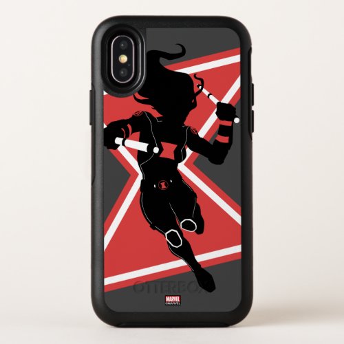 Avengers Classics  Black Widow Icon Graphic OtterBox Symmetry iPhone X Case