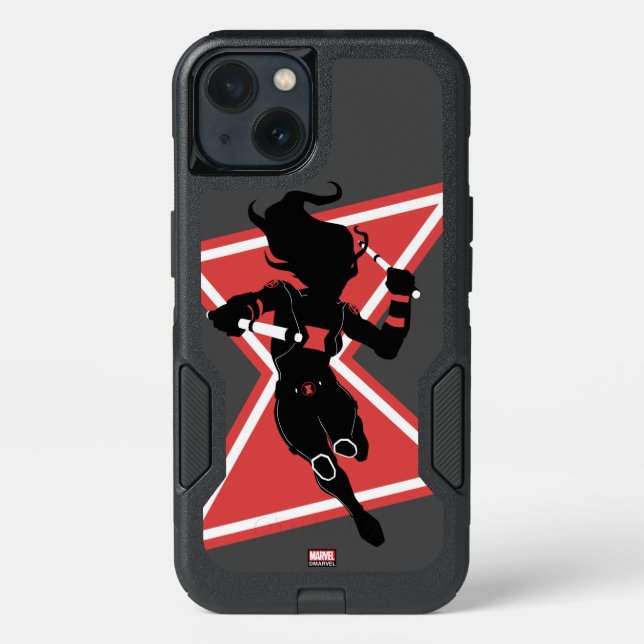 Avengers Classics | Black Widow Icon Graphic Otterbox iPhone Case (Back)