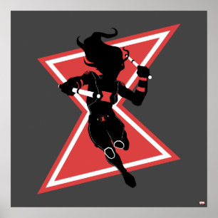 Avengers Classics   Black Widow Icon Graphic Poster