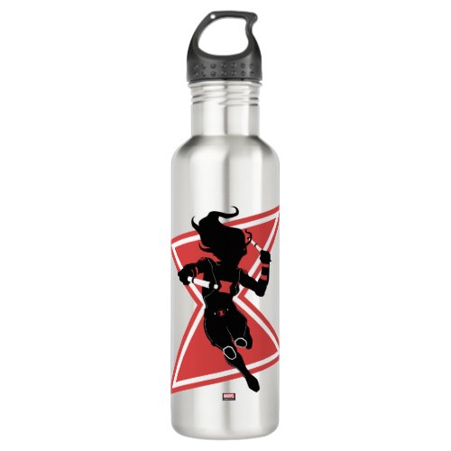 Avengers Classics  Black Widow Icon Graphic Stainless Steel Water Bottle