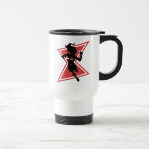 Avengers Classics   Black Widow Icon Graphic Travel Mug