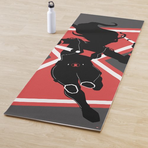 Avengers Classics  Black Widow Icon Graphic Yoga Mat