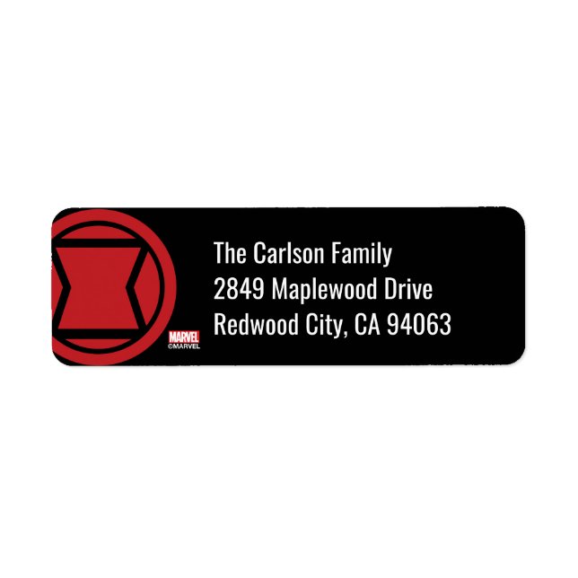 Avengers Classics | Black Widow Icon Label (Front)