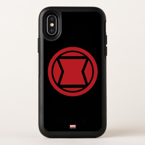 Avengers Classics  Black Widow Icon OtterBox Symmetry iPhone X Case