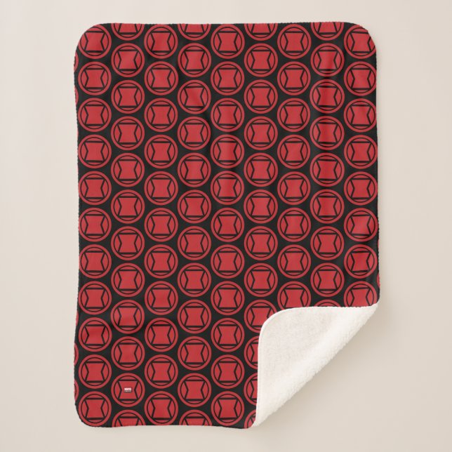 Avengers Classics | Black Widow Icon Sherpa Blanket (Front)