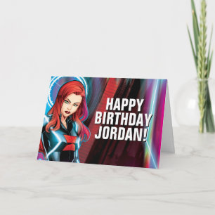 Avengers Classics   Black Widow Neon Glow Card