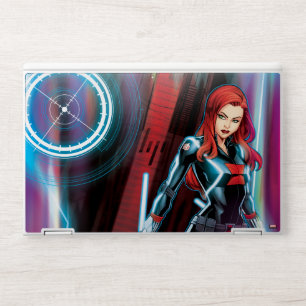 Avengers Classics   Black Widow Neon Glow HP Laptop Skin