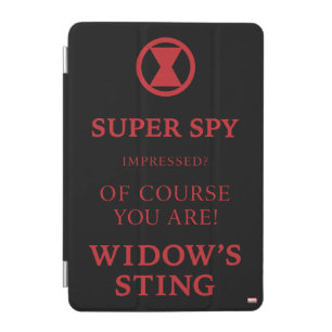 Avengers Classics Black Widow Typography iPad Mini Cover