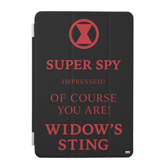 Avengers Classics | Black Widow Typography iPad Mini Cover (Front)