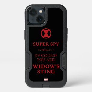 Avengers Classics Black Widow Typography iPhone 13 Case