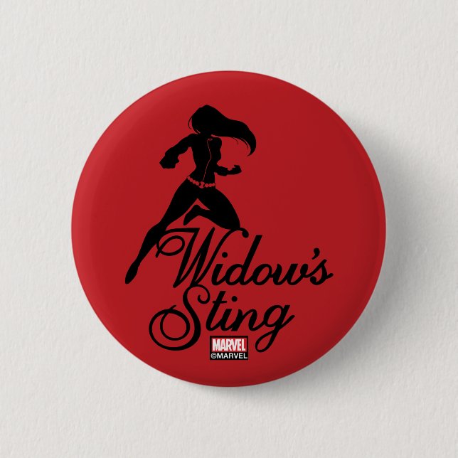 Avengers Classics | Black Widow "Widow's Sting" Button (Front)