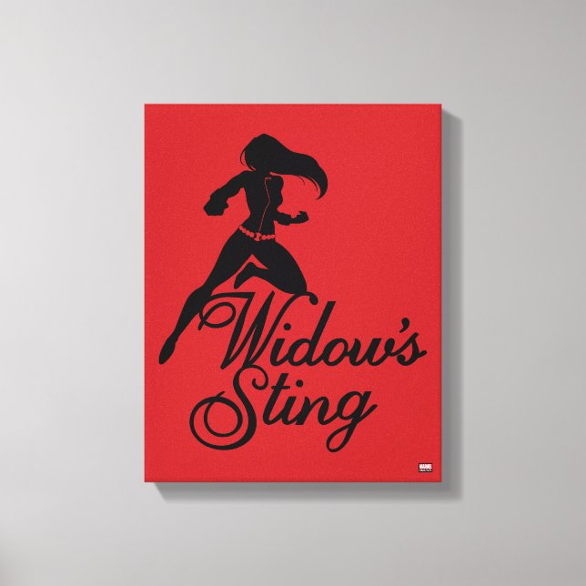 Avengers Classics | Black Widow "Widow's Sting" Canvas Print (Front)