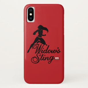 Avengers Classics Black Widow "Widow's Sting" iPhone X Case