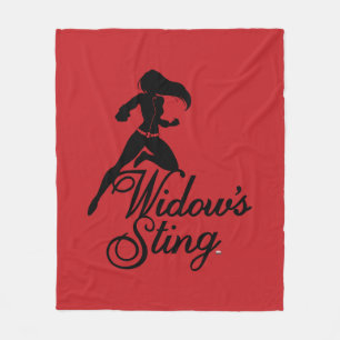 Avengers Classics   Black Widow "Widow's Sting" Fleece Blanket