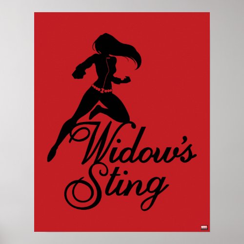 Avengers Classics  Black Widow Widows Sting Poster