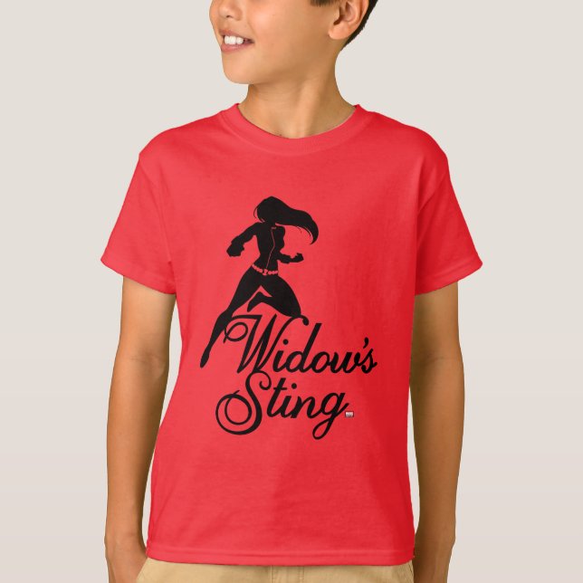 Avengers Classics | Black Widow "Widow's Sting" T-Shirt (Front)