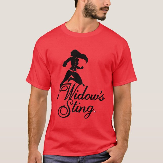 Avengers Classics | Black Widow "Widow's Sting" T-Shirt (Front)