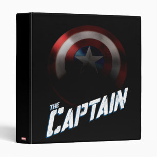 Avengers Classics   Captain America Bold Graphic 3 Ring Binder