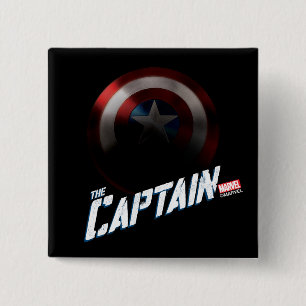 Avengers Classics   Captain America Bold Graphic Button