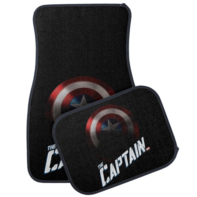Avengers Classics | Captain America Bold Graphic Car Floor Mat (Set)