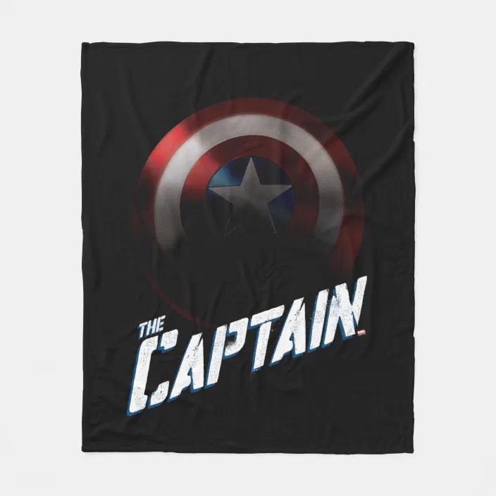 Avengers Captain America Plush Throw Blanket Marvel Comics Shield Logo 50x60 NEW 