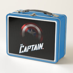 Avengers Classics Captain America Bold Graphic Metal Lunch Box