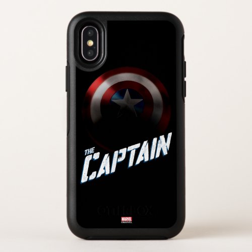 Avengers Classics  Captain America Bold Graphic OtterBox Symmetry iPhone X Case