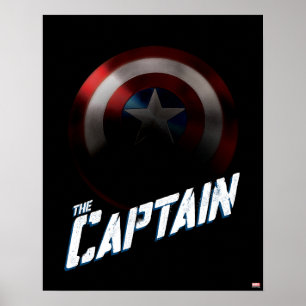 Avengers Classics Captain America Bold Graphic Poster